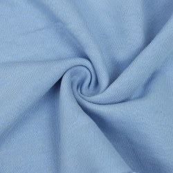 Ткань Футер 3-х нитка, Петля, цвет Светло-Голубой (на отрез)  в Лабинске