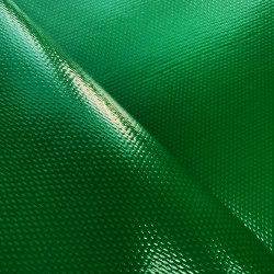 Ткань ПВХ 600 гр/м2 плотная, Зелёный (Ширина 150см), на отрез  в Лабинске