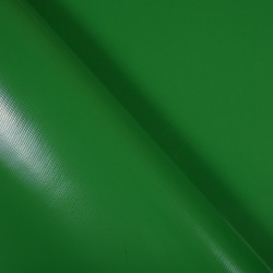 Ткань ПВХ 450 гр/м2, Зелёный (Ширина 160см), на отрез  в Лабинске