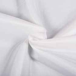 Ткань подкладочная Таффета 190Т, цвет Белый (на отрез)  в Лабинске