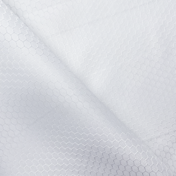 Ткань Оксфорд 300D PU Рип-Стоп СОТЫ, цвет Белый (на отрез)  в Лабинске
