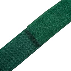 Контактная лента 40мм (38мм) цвет Зелёный (велькро-липучка, на отрез)  в Лабинске