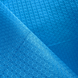 Ткань Оксфорд 300D PU Рип-Стоп СОТЫ, цвет Голубой (на отрез)  в Лабинске