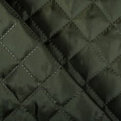 Стеганая подкладочная ткань с синтепоном (100гр/м2), цвет Хаки (на отрез)  в Лабинске