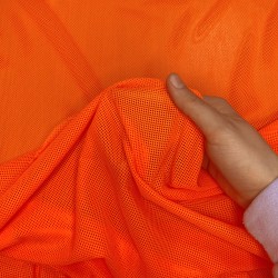 Трикотажная Сетка 75 г/м2, цвет Оранжевый (на отрез)  в Лабинске