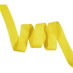 Окантовочная лента-бейка, цвет Жёлтый 22мм (на отрез)  в Лабинске
