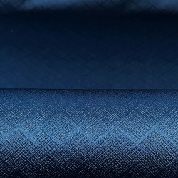 Ткань Блэкаут для штор светозатемняющая 100% &quot;Орнамент Синий&quot; (на отрез)  в Лабинске